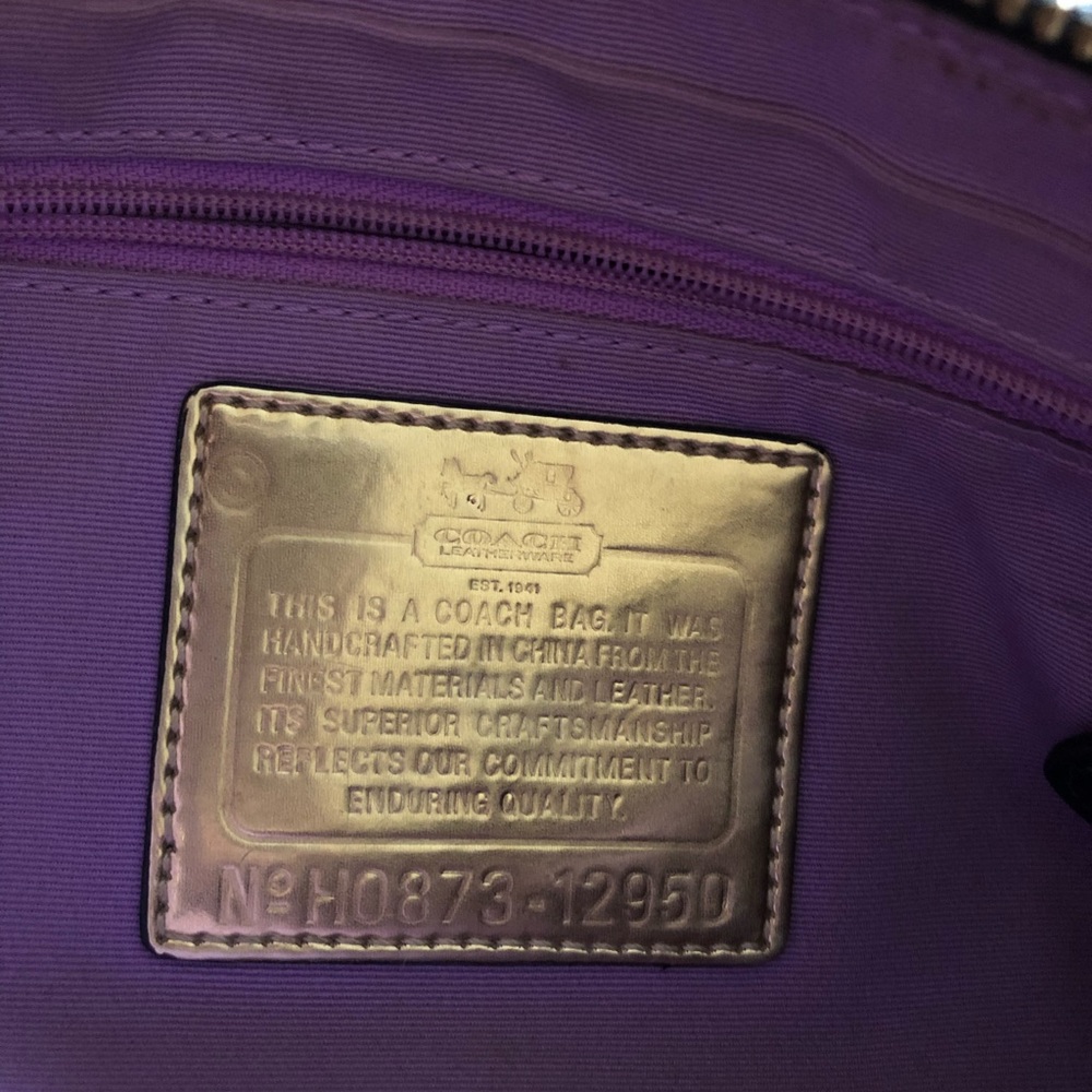 Authentic black coach bag- excellent condition! - Picture 4 of 4